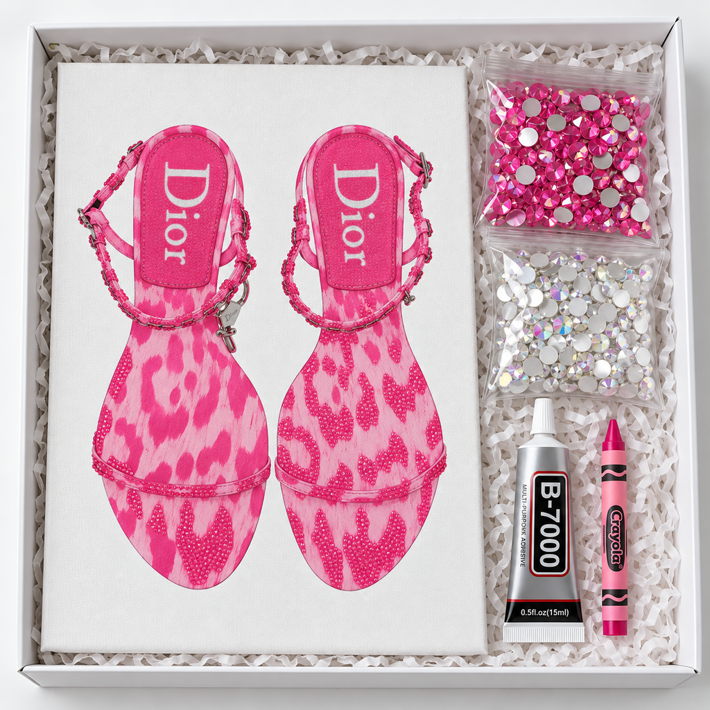 Pink Dior heels