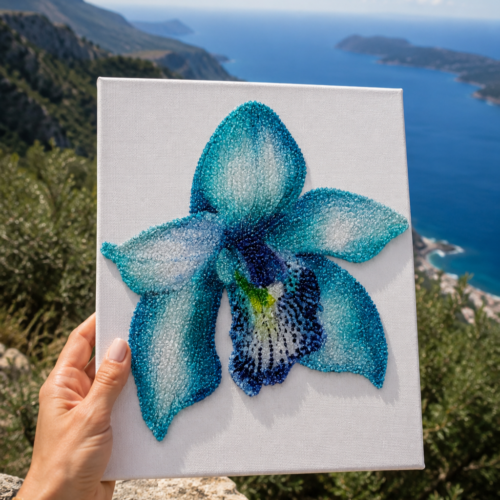 Blue orchid