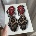 Dior cheetah heels